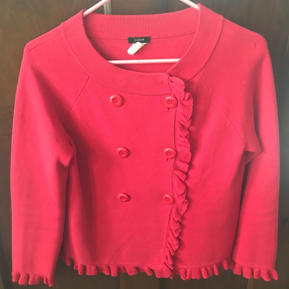 Beautiful red J. Crew sweater